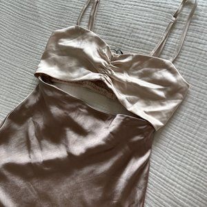 Satin Midi Dress